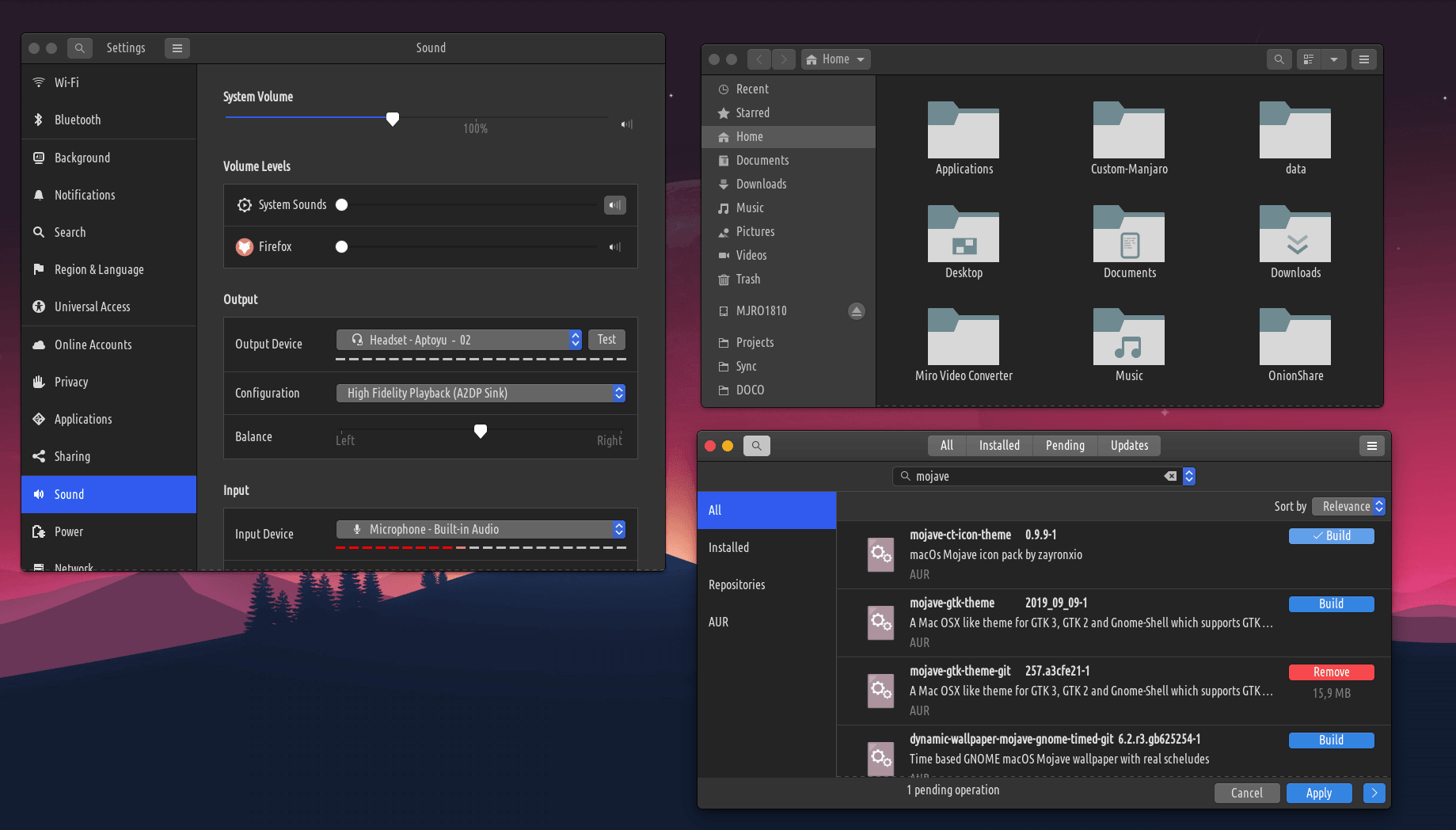 mojave gtk 主題 1