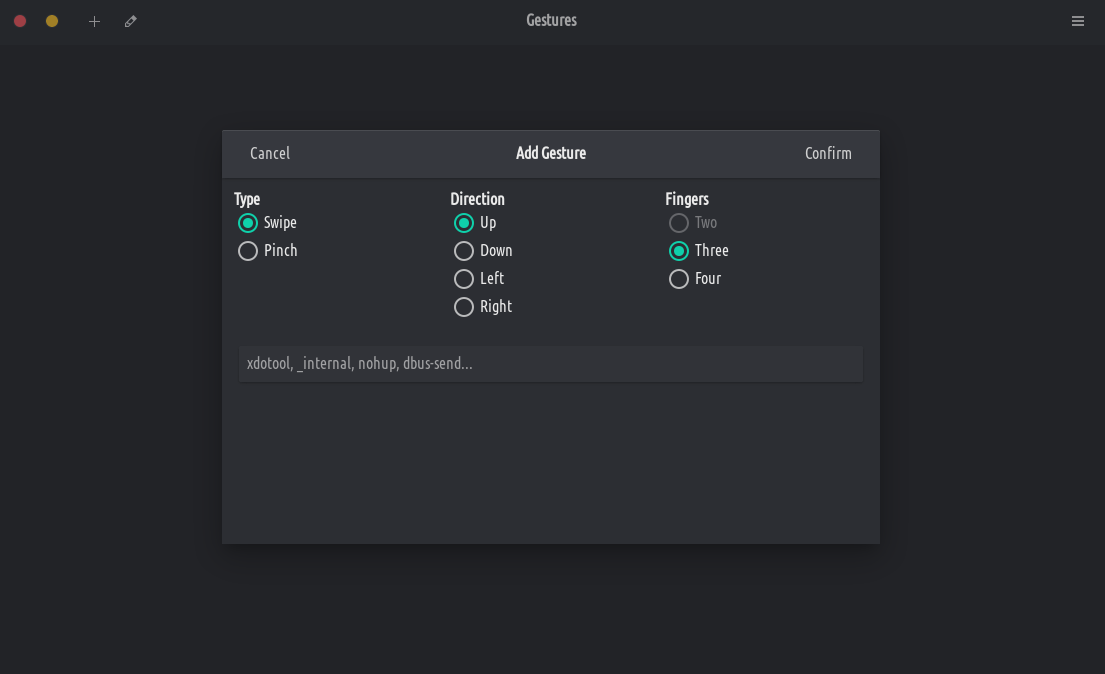 Heads Up Display (HUD) är en oerhört användbar funktion. Tryck på ALT när appen är i fokus och om appen stödjer det kan du snabbt söka igenom hela menyn och gå precis dit du vill. Som ett exempel, om du vill ändra bildnivåerna i GIMP, skulle du normalt behöva bläddra igenom de många menyerna och undermenyerna för att hitta den, men med HUD kan du hitta den på en sekund.