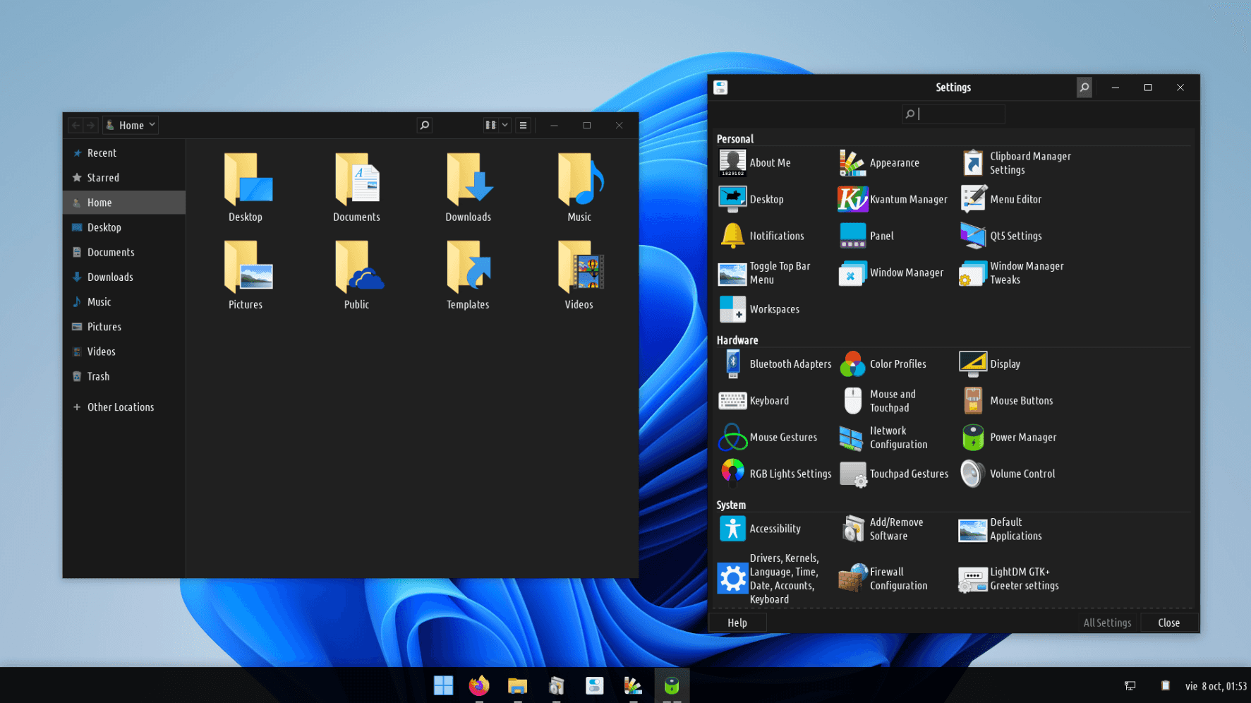 Windows sombre + Windows